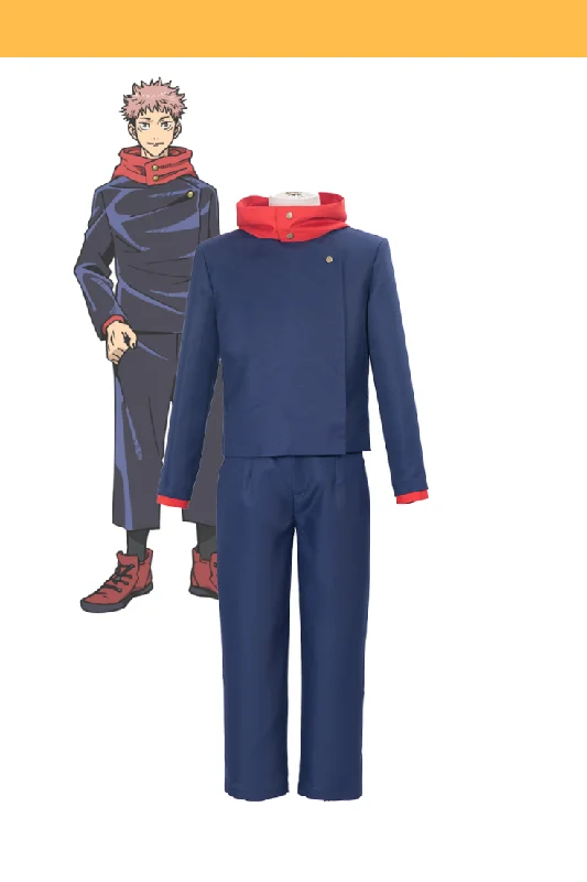 Jujutsu Kaisen Yuji Itadori Navy Blue Version Cosplay Costume