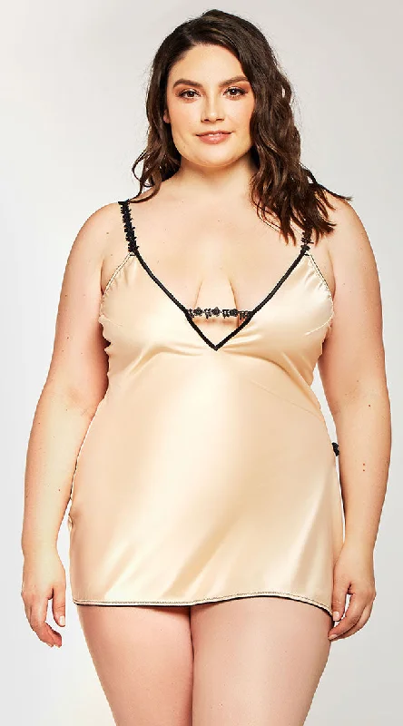 women lounge dress with a nautical theme for a beachy vibePlus Size Celeste Satin Chemise Set women lounge dress with a nautical theme for a beachy vibePlus Size Celeste Satin Chemise Set