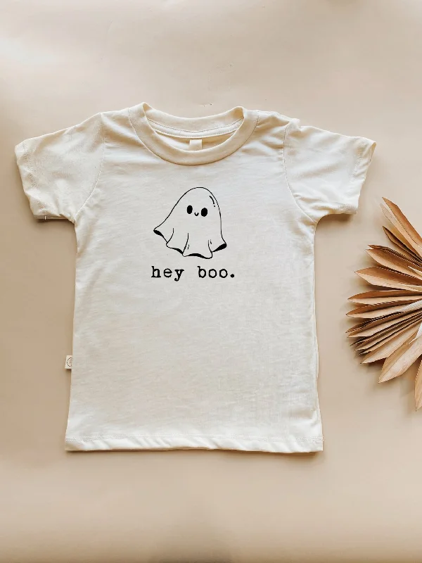 Toddler Hey Boo Graphic Tee in Organic Cotton