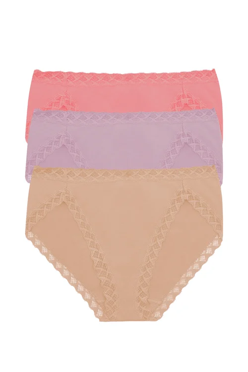 plus - size women briefs with wide elastic bands for comfortBliss French Cut Brief 3-Pack plus - size women briefs with wide elastic bands for comfortBliss French Cut Brief 3-Pack