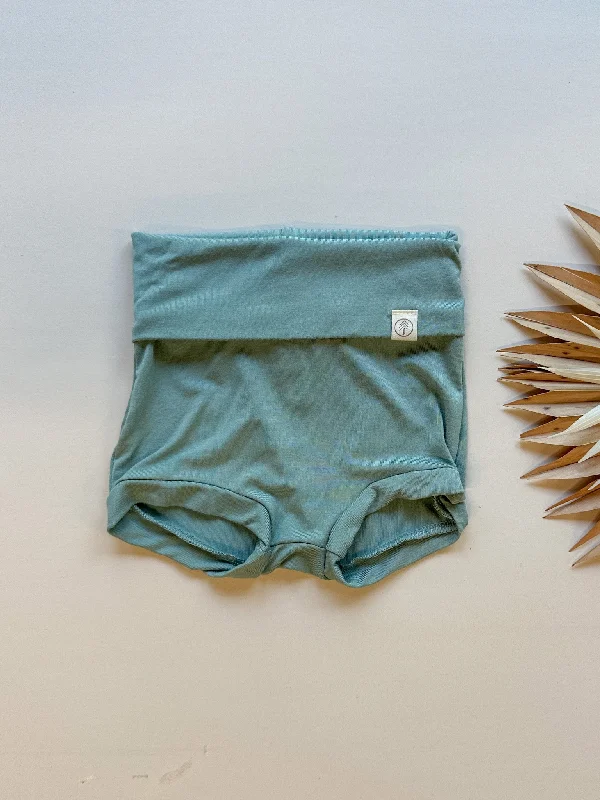 Fold-Over Bloomers | Baby & Toddler | Luxury Bamboo | Seafoam