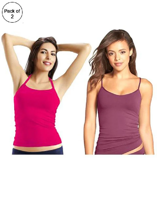 Women's Maternity Lingerie Pack Of 4 - Standard Plain Supersoft Camisole
