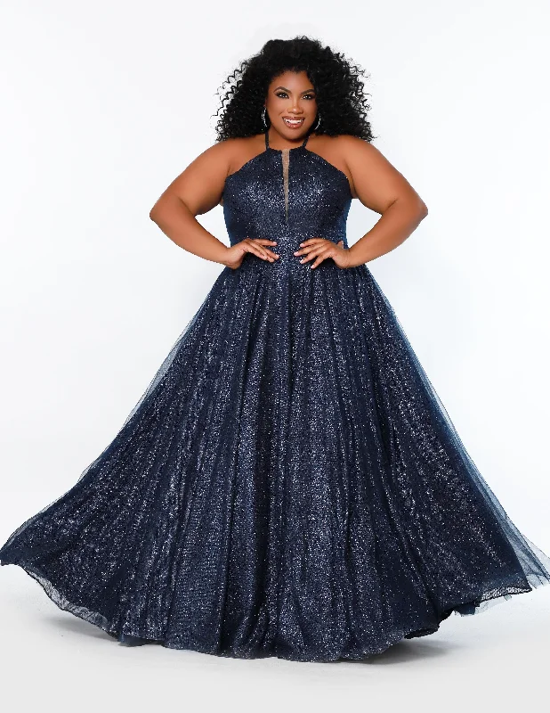 women sexy dresses for Viennese ballsSydneys Closet SC7323 Plus Size Long Halter Prom Dress women sexy dresses for Viennese ballsSydneys Closet SC7323 Plus Size Long Halter Prom Dress