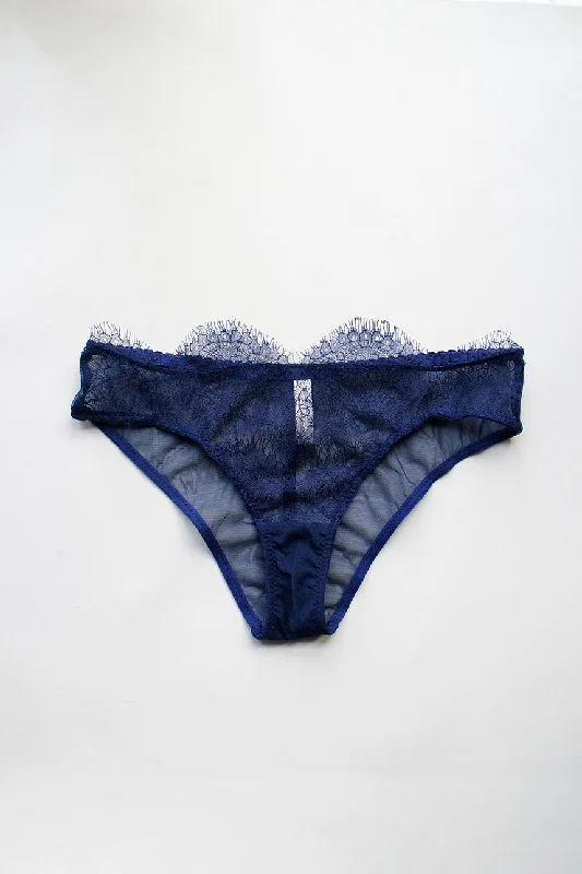 Tilly Lace Mid Brief Navy