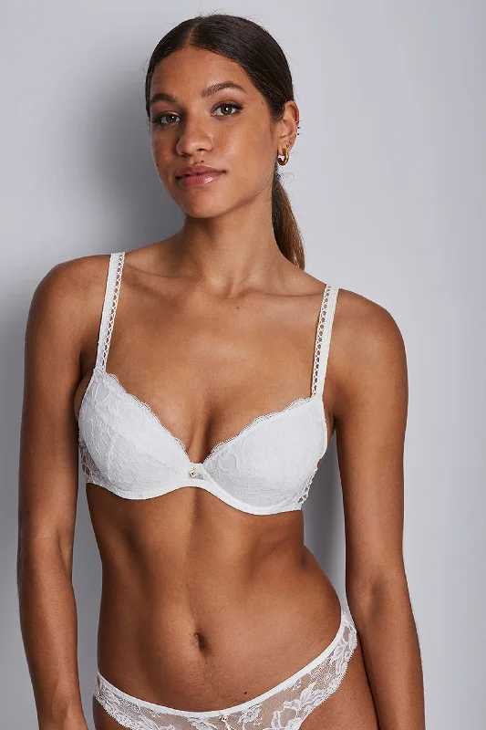 Women's Sheer Lingerie Nightgowns Kiss of Love Push-up Bra Opale