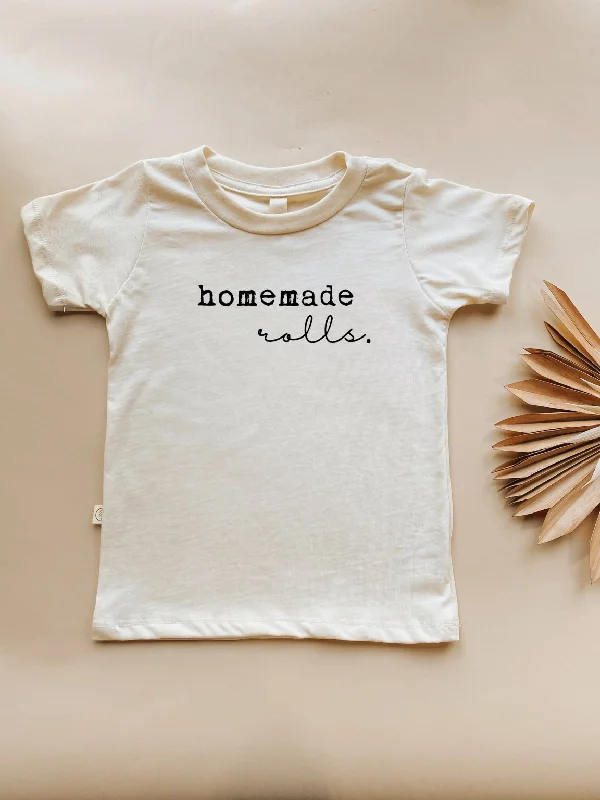 Toddler Homemade Rolls Graphic Tee in Organic Cotton