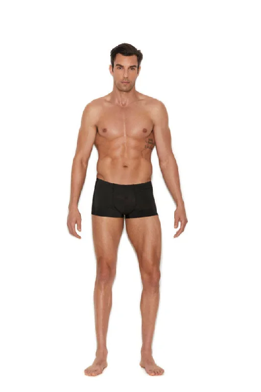 Men's Lycra Boxer Brief - Large/xlarge - Black