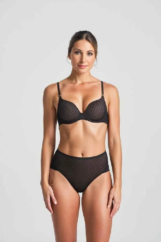 Women's Silk Lingerie Sets Channing Heart Shape Bra