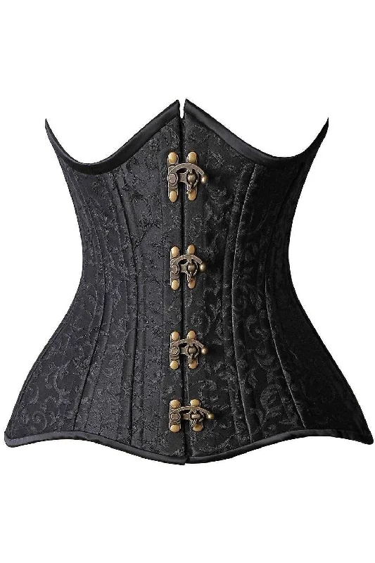 overbust women bustiers and corsetsTop Drawer CURVY Brocade Double Steel Boned Under Bust Corset overbust women bustiers and corsetsTop Drawer CURVY Brocade Double Steel Boned Under Bust Corset