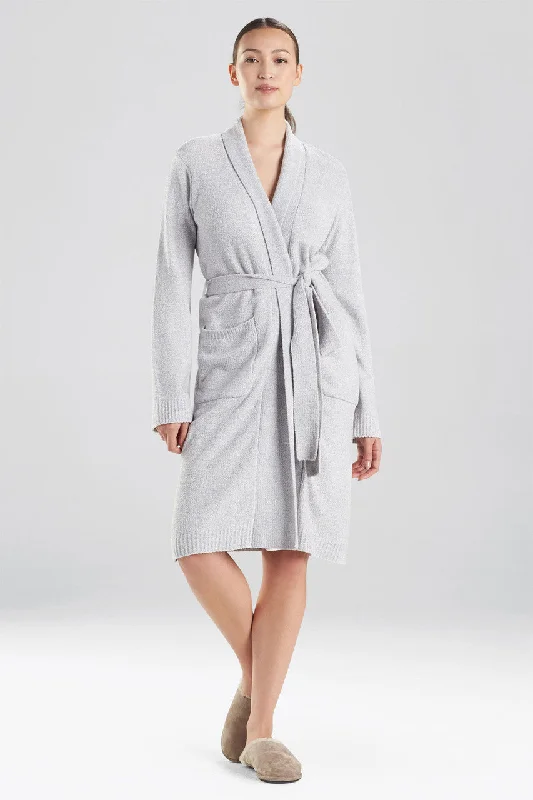 women robes with lace trim for eleganceAura Heather Robe