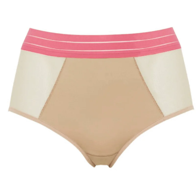 Nufit High Waist Brief in Pink Skin