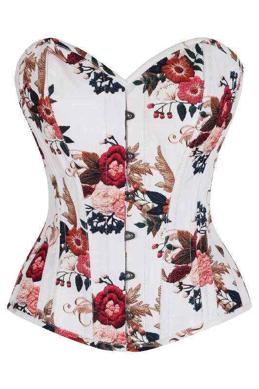 seamless women bustiers and corsets comfortFloral Print Waist Training Overbust Corset seamless women bustiers and corsets comfortFloral Print Waist Training Overbust Corset