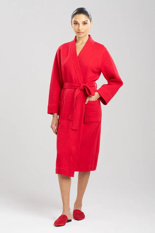 Quilted Infinity Jacquard Robe