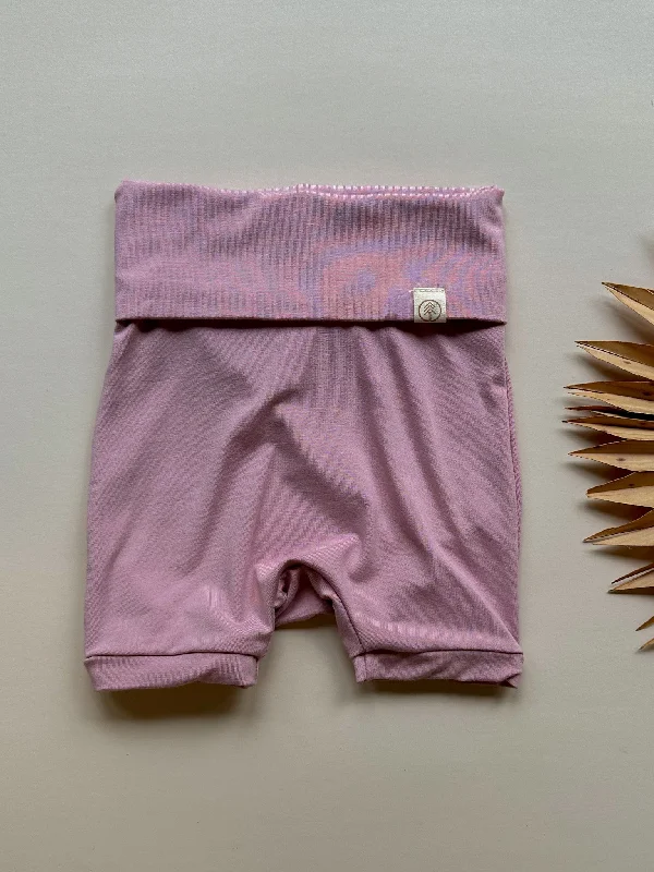 Fold-Over Shorties | Baby & Toddler | Luxury Bamboo | Dusty Pink