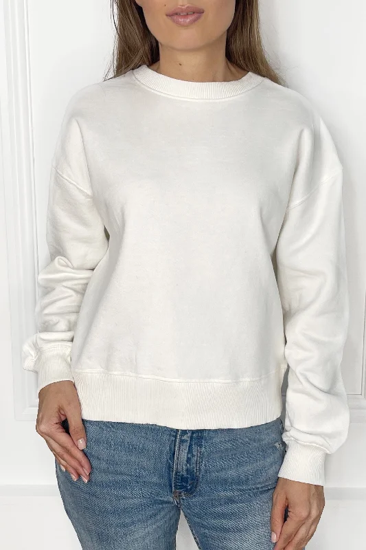 Organic Cotton Bodysuits for an Eco - Friendly and Comfortable OptionPAIGE OFF WHITE SWEATSHIRT Organic Cotton Bodysuits for an Eco - Friendly and Comfortable OptionPAIGE OFF WHITE SWEATSHIRT