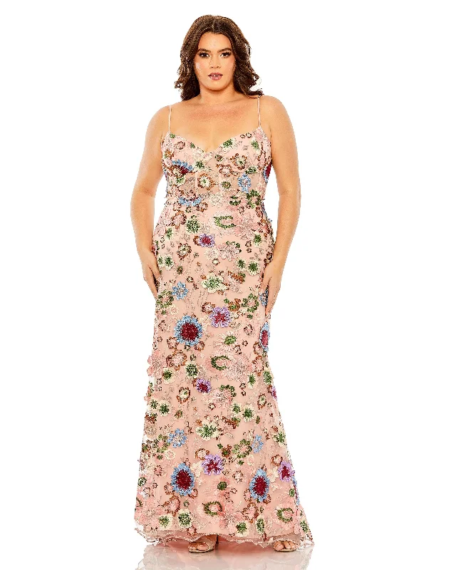 women sexy dresses with ruched sleevesMac Duggal 68531 Fabulouss Long Floral Plus Size Dress women sexy dresses with ruched sleevesMac Duggal 68531 Fabulouss Long Floral Plus Size Dress
