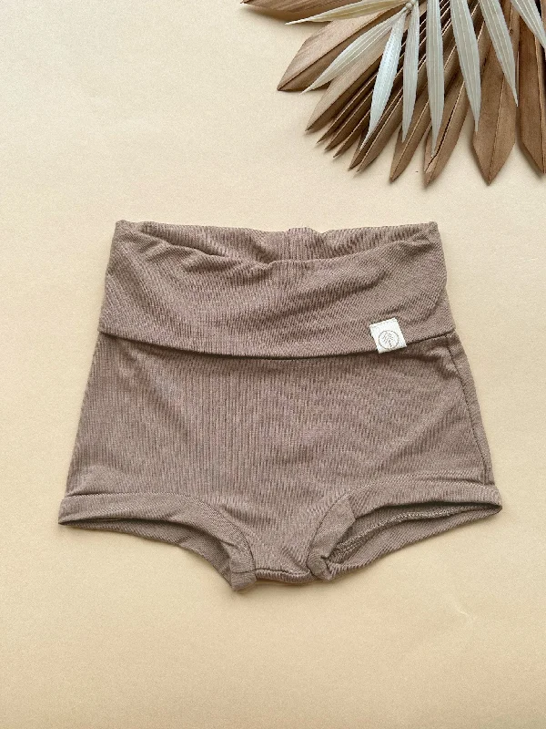 Plus - Size Bodysuits with a Comfortable and Flattering Fit4/5T | Fold Over Bloomers | Mocha | Bamboo Plus - Size Bodysuits with a Comfortable and Flattering Fit4/5T | Fold Over Bloomers | Mocha | Bamboo