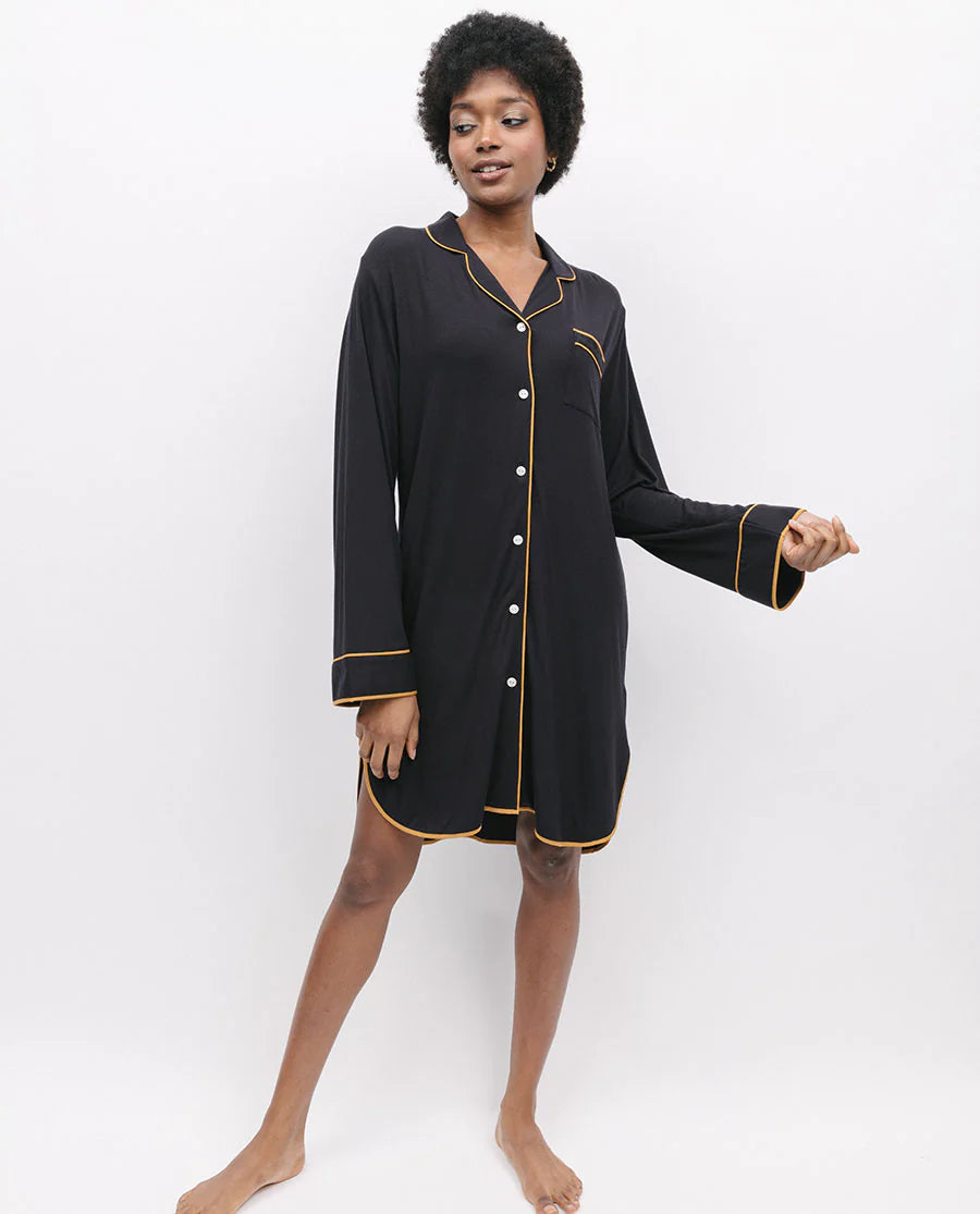 Women's High Waist Lingerie Bodysuits Fable and Eve Brixton Night Shirt