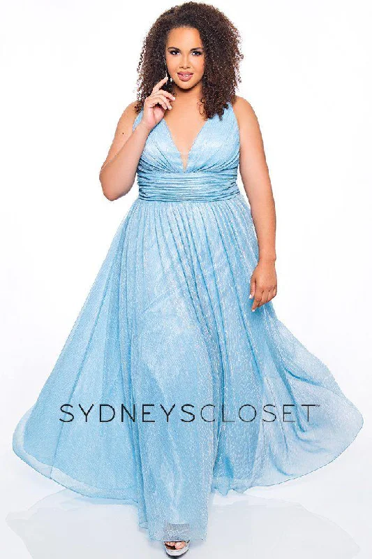 Sydneys Closet Long Plus Size Prom Dress