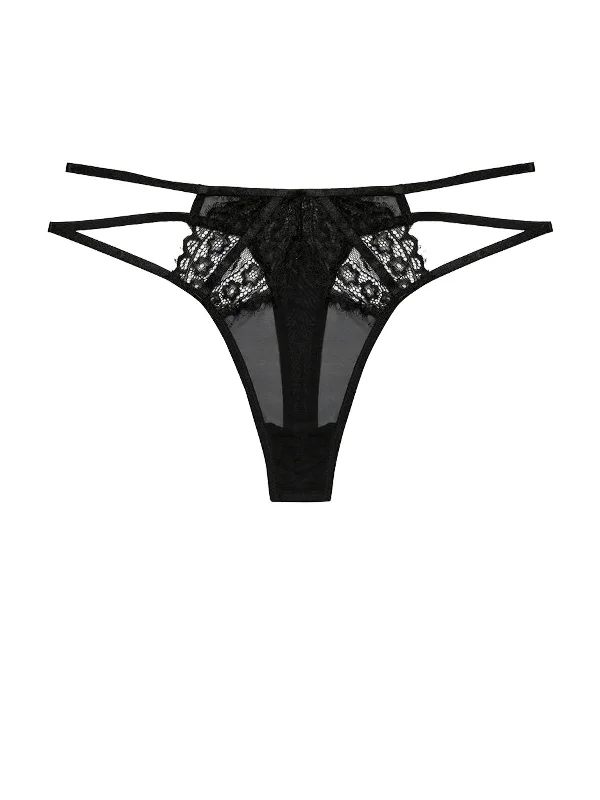 seamless silk - lined women thongs for a smooth and soft feelKennedy Strappy Lace Thong seamless silk - lined women thongs for a smooth and soft feelKennedy Strappy Lace Thong