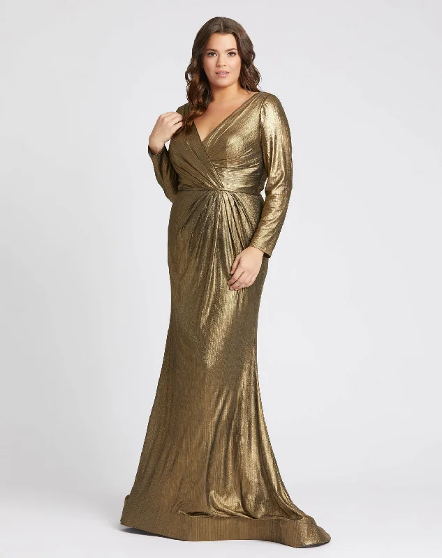 Mac Duggal 49073 Fabulouss Plus Size Long Prom Dress