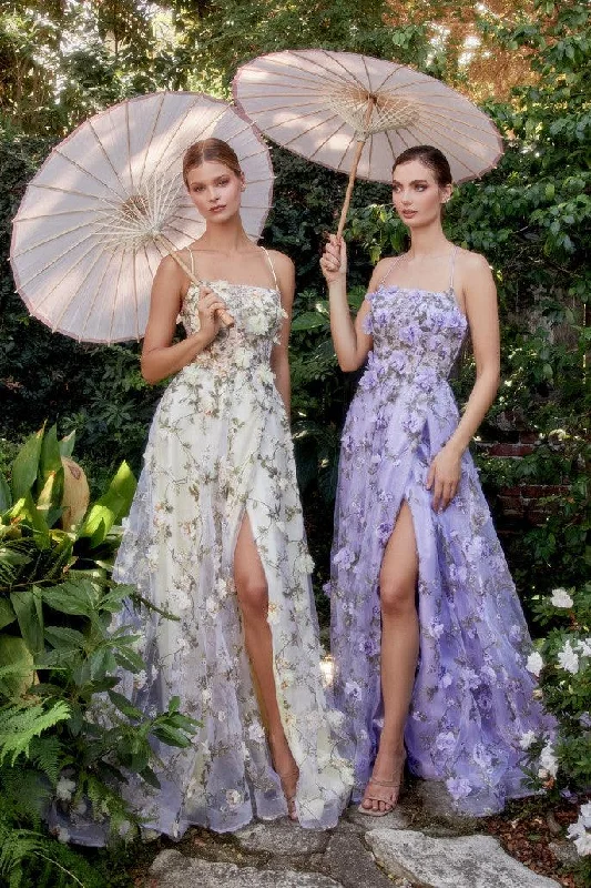 women sexy dresses for garden weddingsAndrea & Leo A1138 Spaghetti Strap Prom Gown