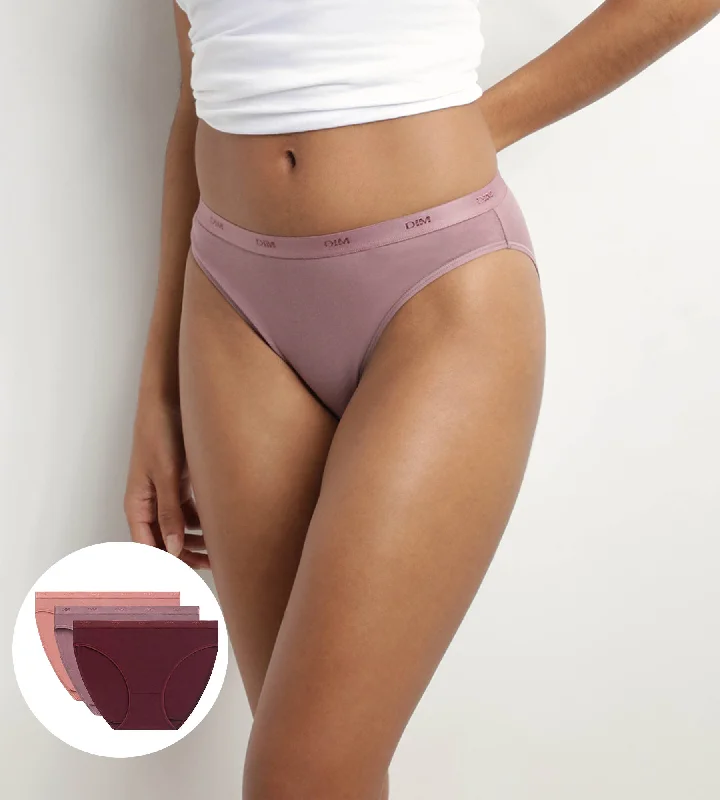 Sexy Lingerie for Women with Stockings Lot de 3 culottes coton stretch Rubis Violet Nude Les Pockets Ecodim Sexy Lingerie for Women with Stockings Lot de 3 culottes coton stretch Rubis Violet Nude Les Pockets Ecodim