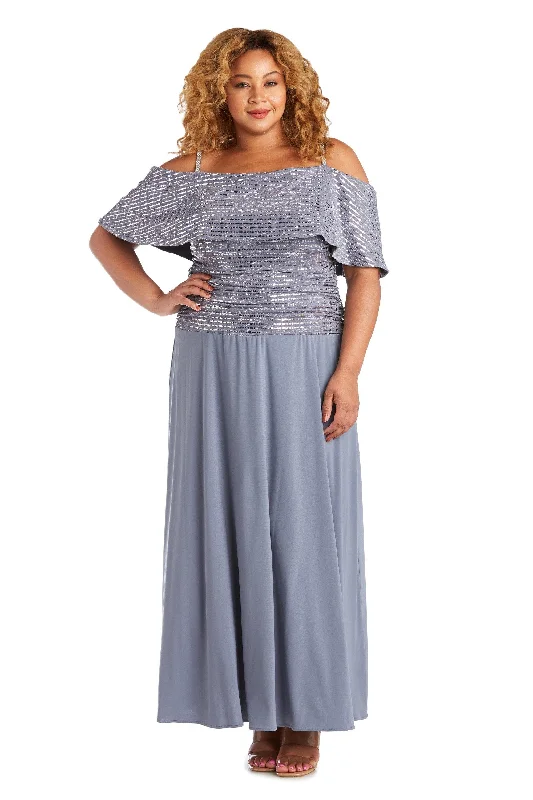 R&M Richards 7047W Plus Size Formal Long Dress