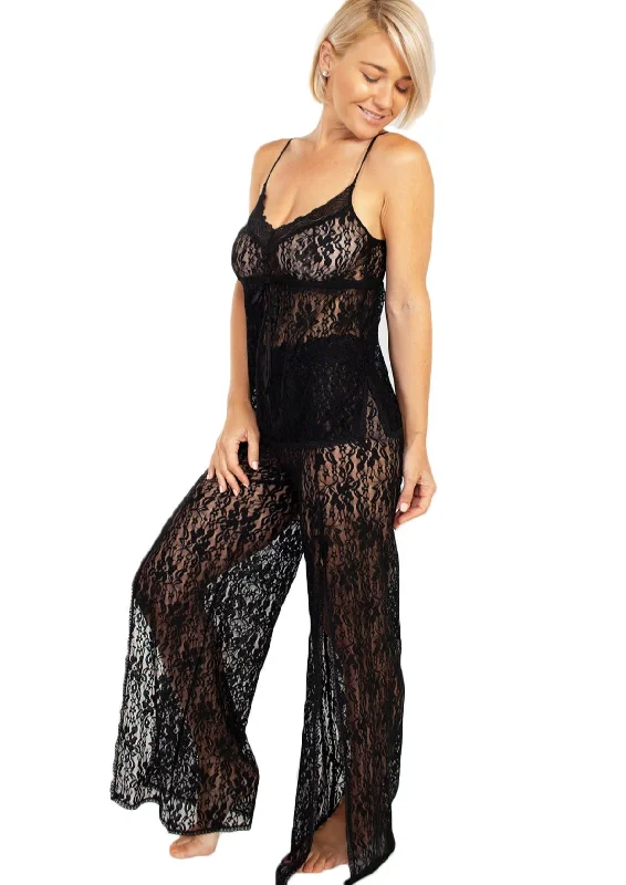 Lingerie Gift Sets for Women Up All Night Stretch Lace Cami and Pant Set