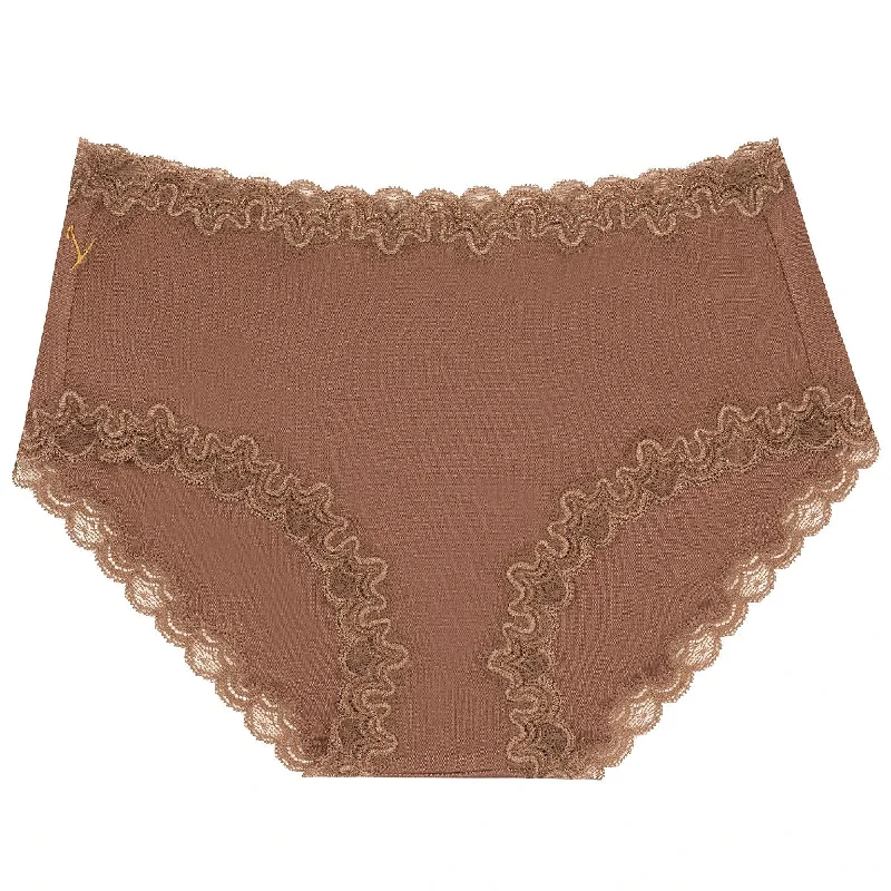 Soft Silks Brief Panty | Toffee