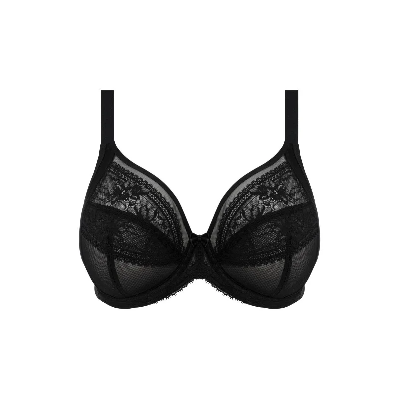 Elegant French Lace Lingerie for Women Elomi Kendra Plunge Bra