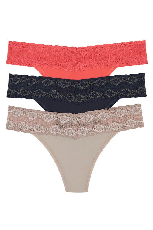 seamless low - rise women thongs for a sleek fitBliss Perfection One-Size Thong 3-Pack seamless low - rise women thongs for a sleek fitBliss Perfection One-Size Thong 3-Pack