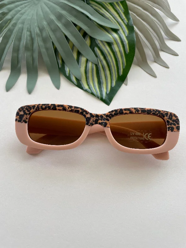 Mesh Bodysuits for a Bold and Edgy Fashion StatementRectangle Two Tone Cheetah Sunglasses - Pink Mesh Bodysuits for a Bold and Edgy Fashion StatementRectangle Two Tone Cheetah Sunglasses - Pink