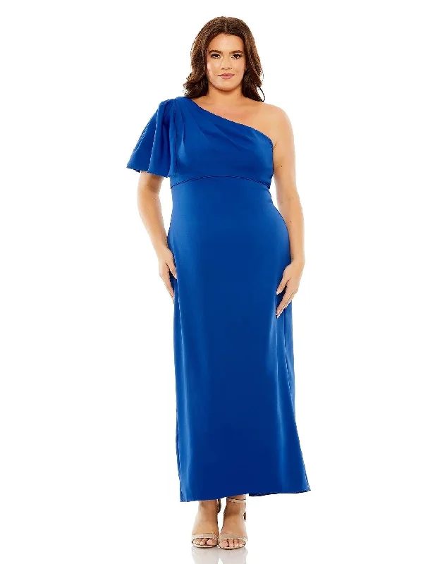 women sexy dresses with tiered skirtsMac Duggal 49708W Fabulouss Plus Size Tea Length Dress women sexy dresses with tiered skirtsMac Duggal 49708W Fabulouss Plus Size Tea Length Dress