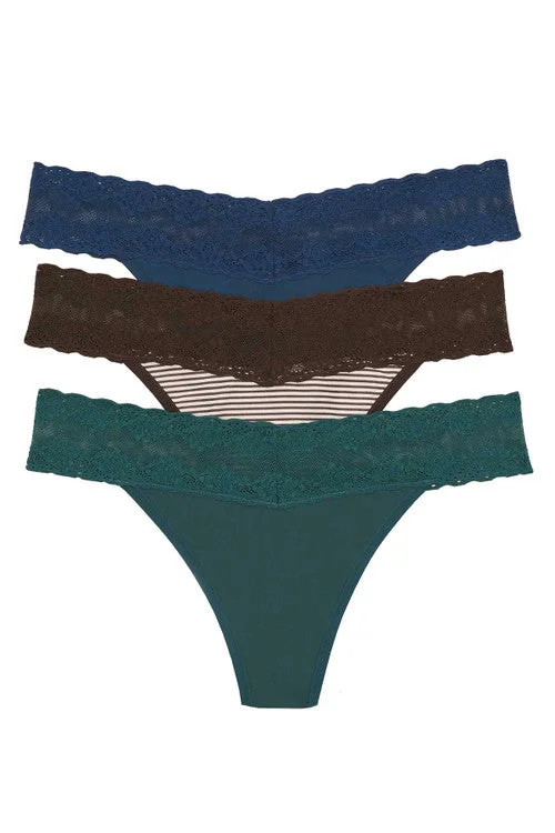 breathable women thongs for women with sensitive skinBliss Perfection One-Size Thong 3-Pack breathable women thongs for women with sensitive skinBliss Perfection One-Size Thong 3-Pack