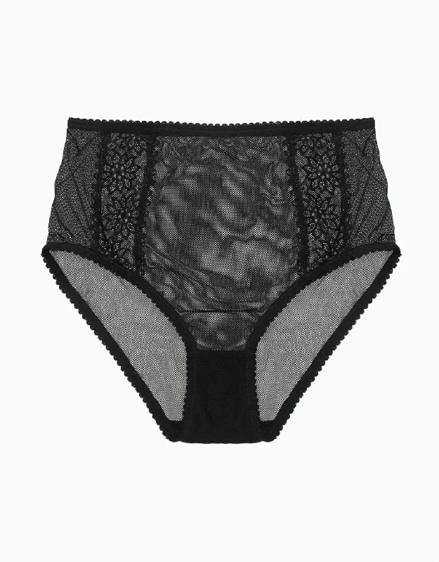 Rumi High Waist Brief Black