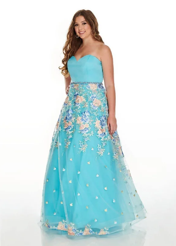 Rachel Allan Long Plus Size Dress Prom