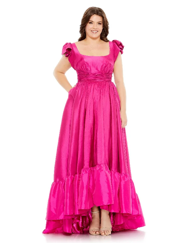 women sexy dresses with brooch accentsMac Duggal 68150 Fabulouss High Low Plus Size Dress women sexy dresses with brooch accentsMac Duggal 68150 Fabulouss High Low Plus Size Dress