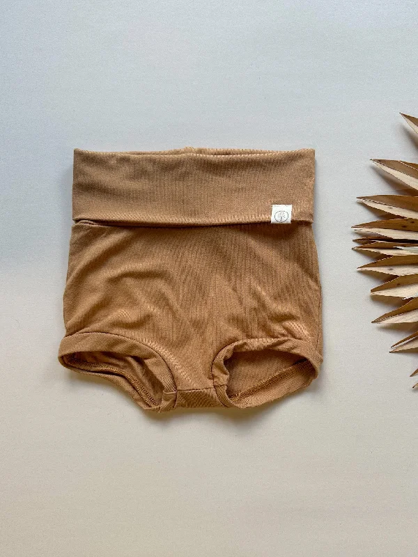 Fold-Over Bloomers | Baby & Toddler | Luxury Bamboo | Clay