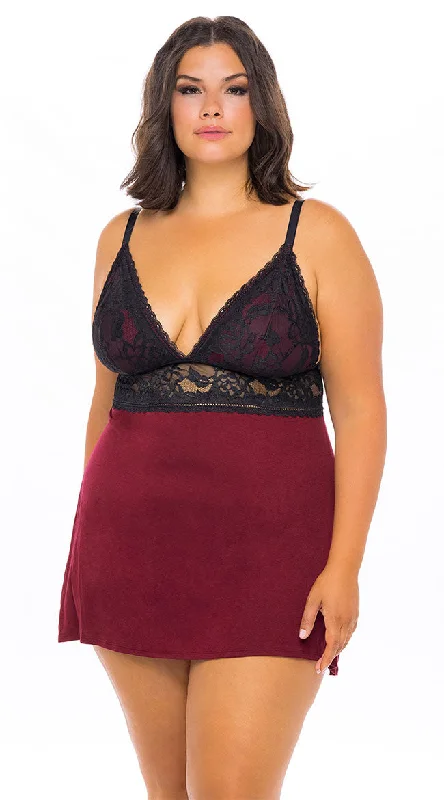 women lounge dress with a loose fit for maximum comfortPlus Size Just A Dream Chemise women lounge dress with a loose fit for maximum comfortPlus Size Just A Dream Chemise