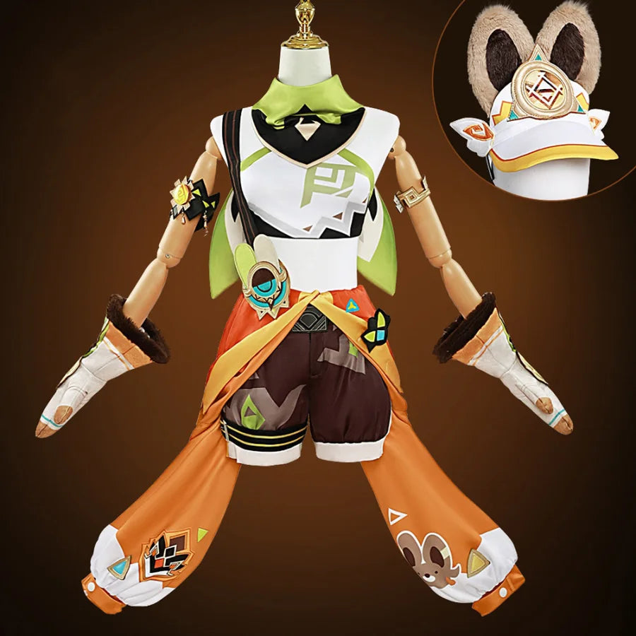 Genshin Impact Kachina Cosplay Costume C09213  B