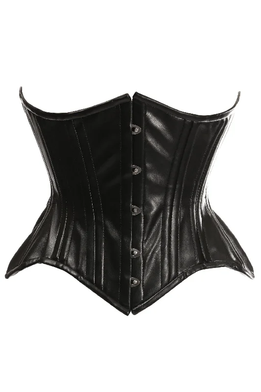 mesh women bustiers and corsetsTop Drawer Black Faux Leather Double Steel Boned Curvy Cut Waist Cincher Corset mesh women bustiers and corsetsTop Drawer Black Faux Leather Double Steel Boned Curvy Cut Waist Cincher Corset