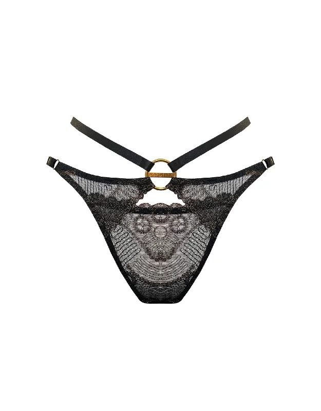 Tierra Open Back Brief Black