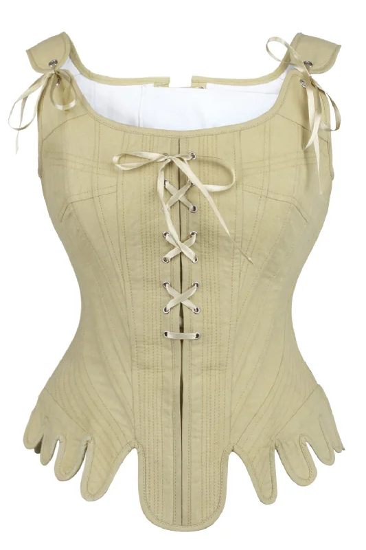 vintage women bustiers and corsets replicasHistorically Inspired 1600-1650 Cotton Overbust Corset vintage women bustiers and corsets replicasHistorically Inspired 1600-1650 Cotton Overbust Corset