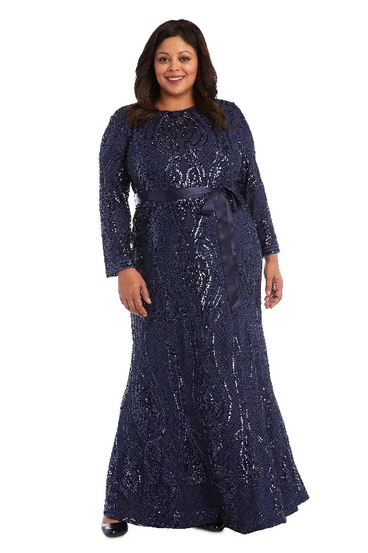 women sexy dresses for cruise vacationsR&M Richards 5726W Long Plus Size Evening Dress Sale