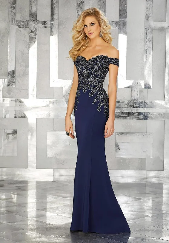women sexy dresses for garden weddingsMGNY Madeline Gardner New York 71616 Long Off Shoulder Evening Gown women sexy dresses for garden weddingsMGNY Madeline Gardner New York 71616 Long Off Shoulder Evening Gown