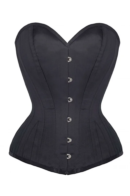 Black Waist Training Overbust Corset