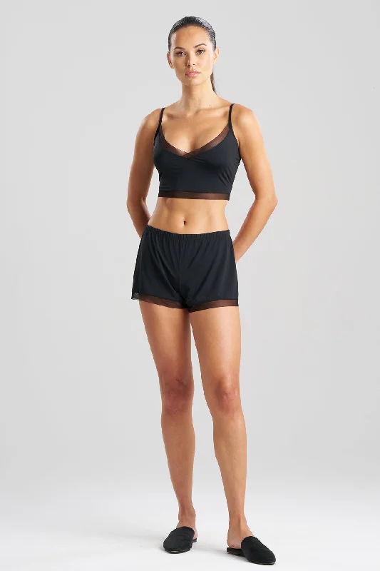Breathable Bamboo Lingerie for Women Illusion Cropped Cami