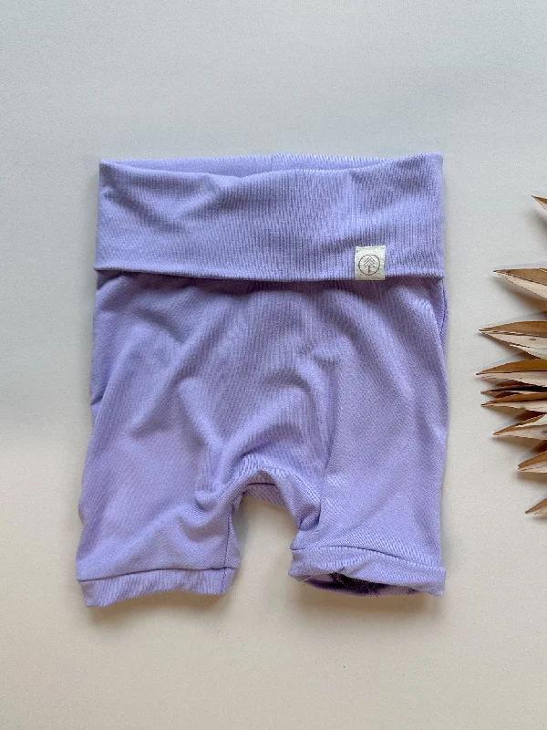 Fold-Over Shorties | Baby & Toddler | Luxury Bamboo | Lilac