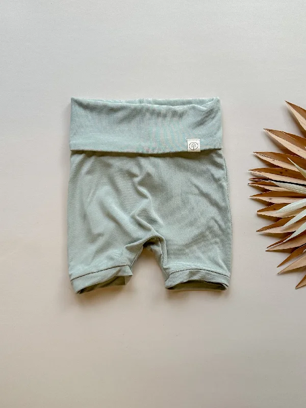 Fold-Over Shorties | Baby & Toddler | Luxury Bamboo | Sage